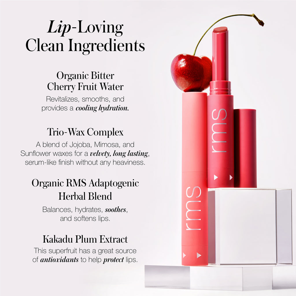 Legendary Serum Lipstick - Makeup - RMS Beauty - Legendary-Lipstick-Ingredients - The Detox Market | 