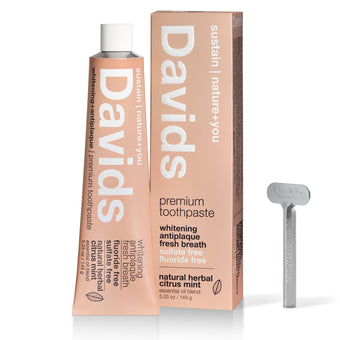 Davids-Herbal Citrus Peppermint Toothpaste-