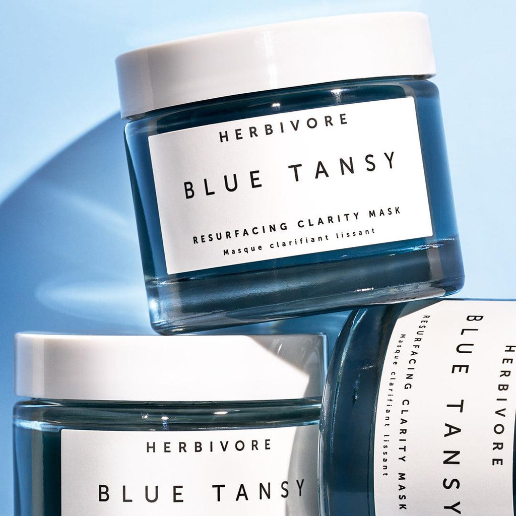 Herbivore-Blue Tansy AHA + BHA Resurfacing Clarity Mask-