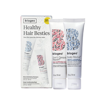 Briogeo-Scalp Revival Shampoo + Don’t Despair, Repair!™ Hair Mask Travel Gift Set-