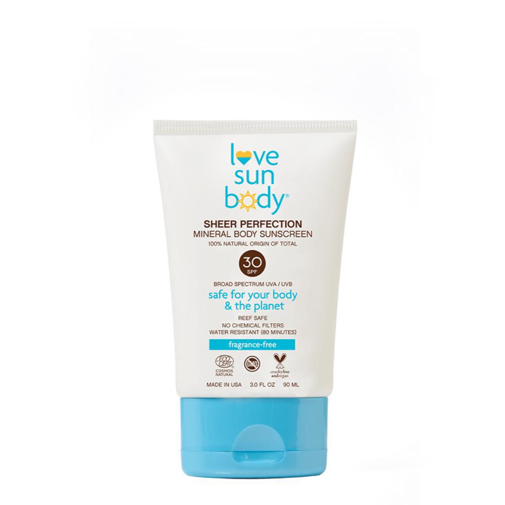 Love Sun Body-SPF 30 Fragrance-Free Sunscreen-Sun Care-LSB-SPF30-FragranceFree-90ML-front-no-reflect-1000px-The Detox Market | 90 ml