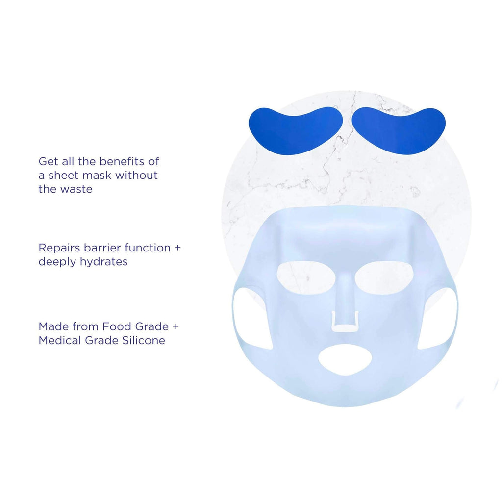 Province Apothecary-Reusable Silicone Sheet Mask Set For Eyes and Face-