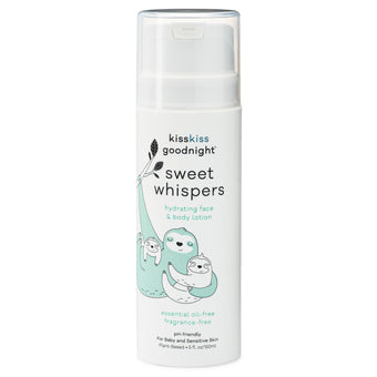 Kiss Kiss Goodnight-Sweet Whispers Hydrating Face And Body Lotion (Unscented)-