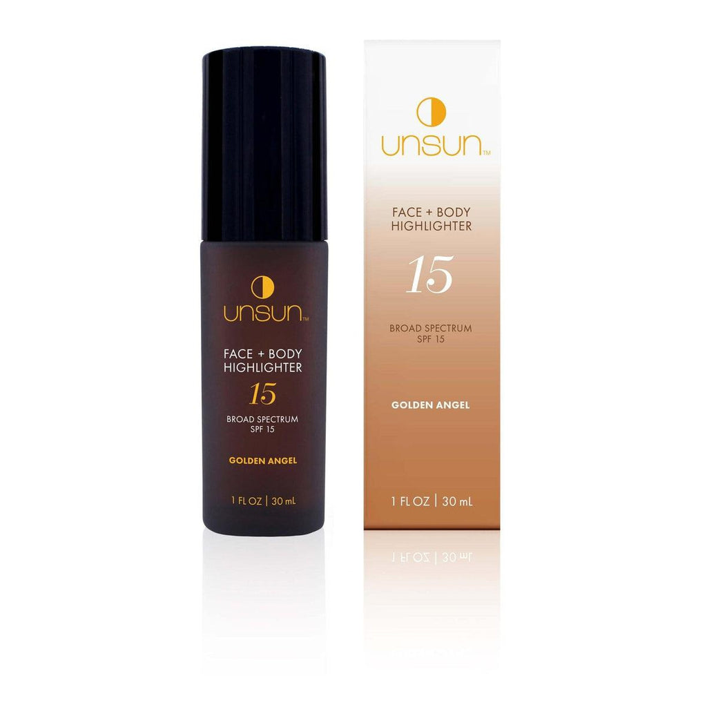 Unsun Cosmetics-Golden Angel Face and Body Highlighter SPF 15-Sun Care-UnsunFace_BodyHighlighter_GoldenAngel-The Detox Market | 